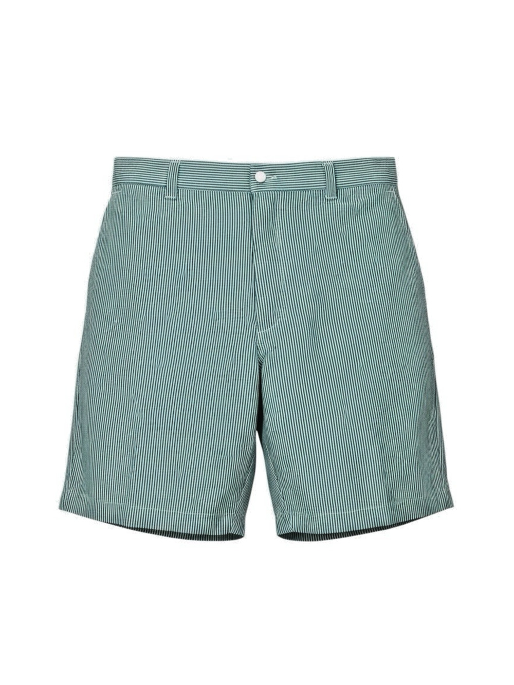 Callaway Mens Green White Striped Seersucker Golf Shorts Size 40 Outdoor